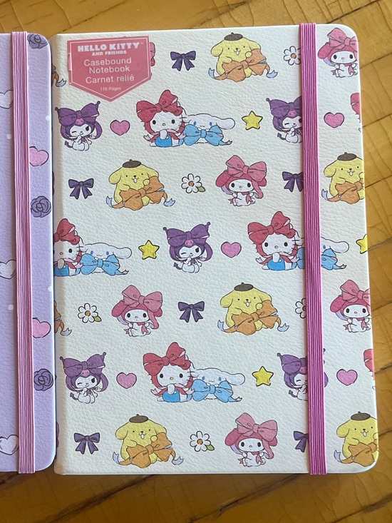 Hello Kitty Other - Hello Kitty and Friends Multicolor Casebound Notebook NEW NWT